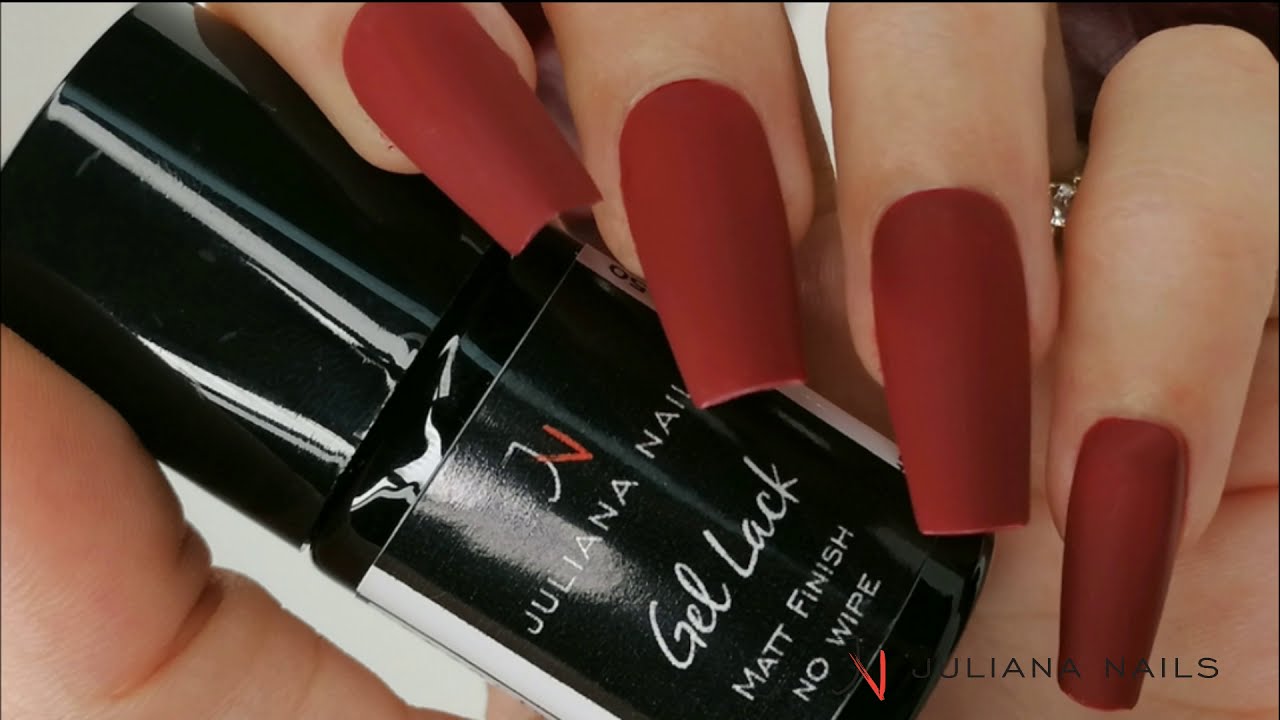 Neu! Matter als matt - Gel Lack Matt Finish No Wipe! - Juliana Nails