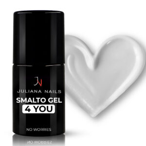 Smalto gel 4 you Juliana Nails bianco, ipoallergenico, vegano e hema free