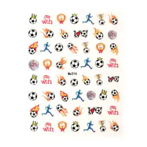 nail sticker football