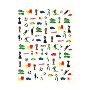 nail sticker football