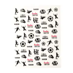 nail sticker football