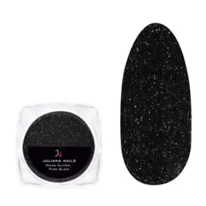 Micro Glitter – Pure Black