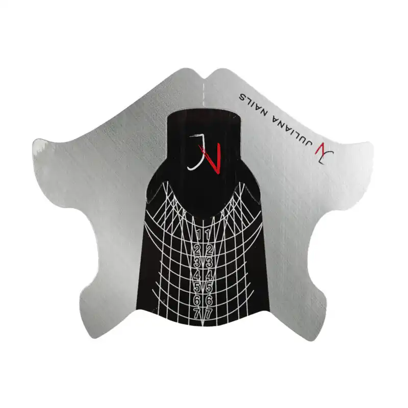 Cartine Juliana Nails per allungamenti, in alluminio - piccole