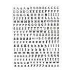 Nail Sticker – Letter Love 2