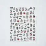 Nail Sticker – Christmas Lights 6