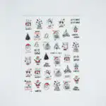 Nail Sticker – Christmas Lights 7