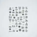 Nail Sticker – Christmas Lights 8