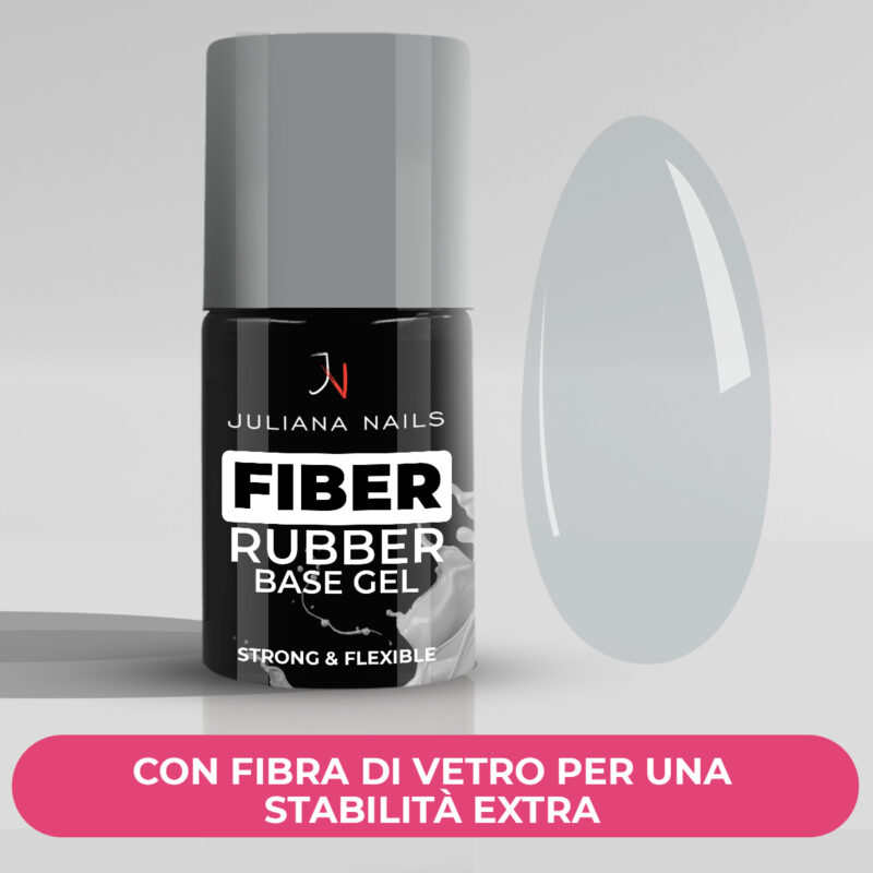 Fiber Rubber Base Gel - Clear