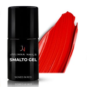 smalto gel signed in red