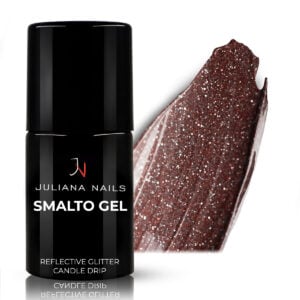 smalto gel Reflective Glitter Candle Drip